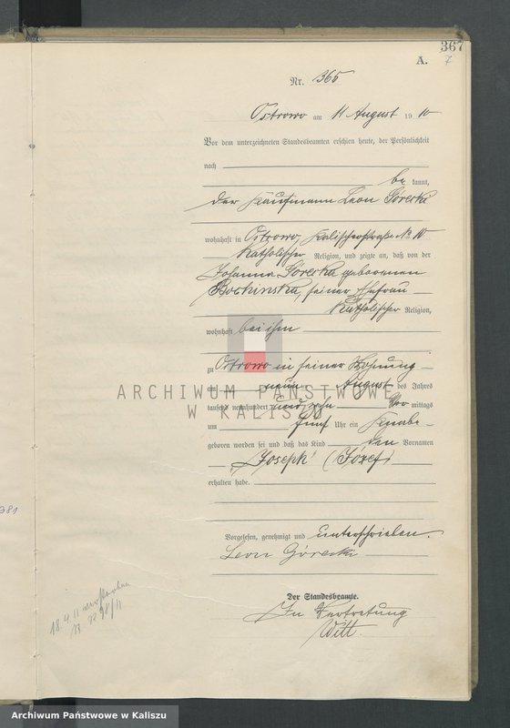 Obraz 10 z jednostki "[Księga urodzeń - tom II]"