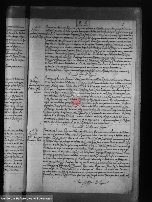 Obraz 7 z jednostki "Księga akt urodzeń, małżeństw, zgonów [parafii rzymsko-katolickiego w Berznikach]"