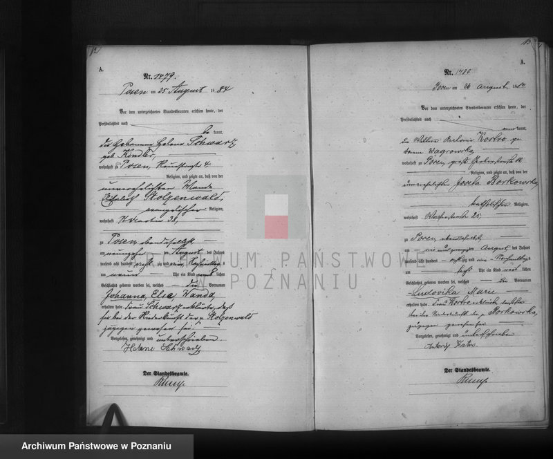 Obraz 8 z jednostki "Księga urodzeń t. IV"