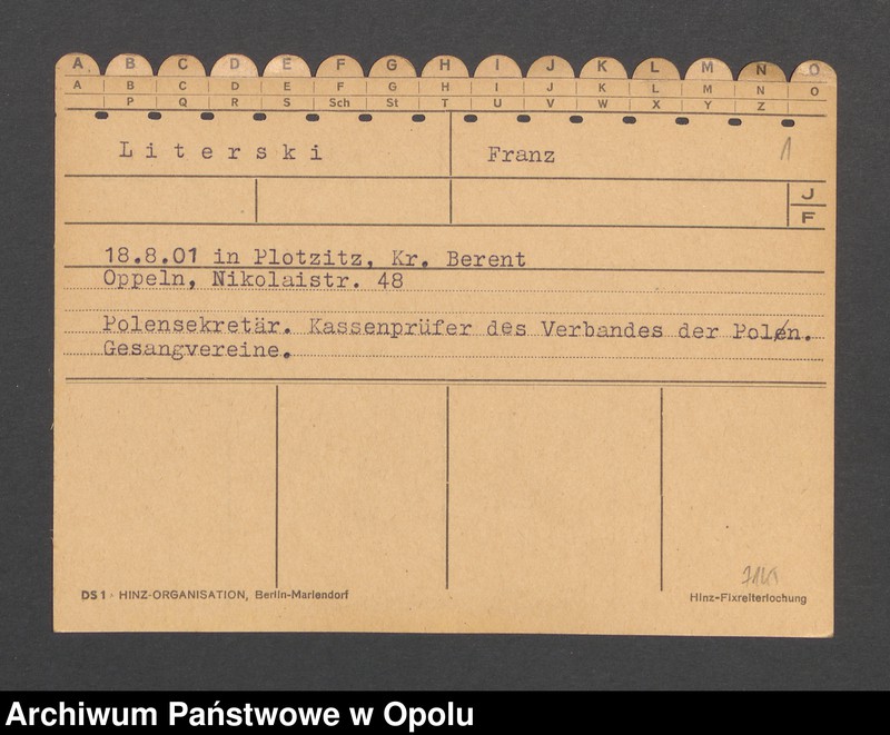 Obraz 3 z jednostki "[Literski Franz, ur. 18.08.1901 r. Plotzitz]"