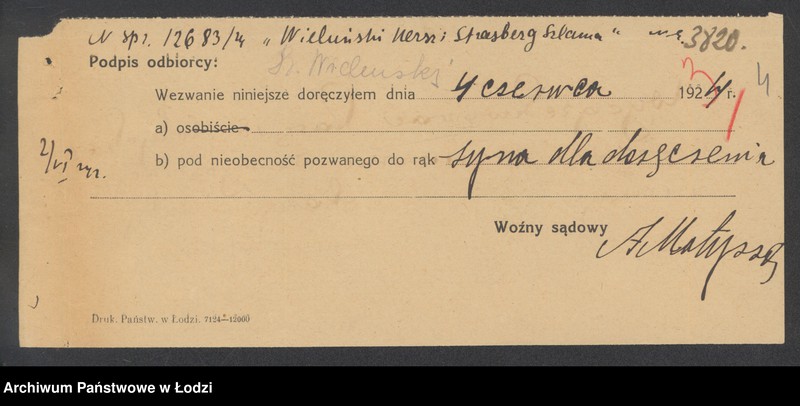 Obraz 6 z jednostki "Hern Wieluński i Szlama Sztrasburg- sprzedaż garderoby"