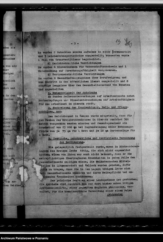 Obraz 18 z jednostki "Arbeitsübersichten der Gesundheitsämter"