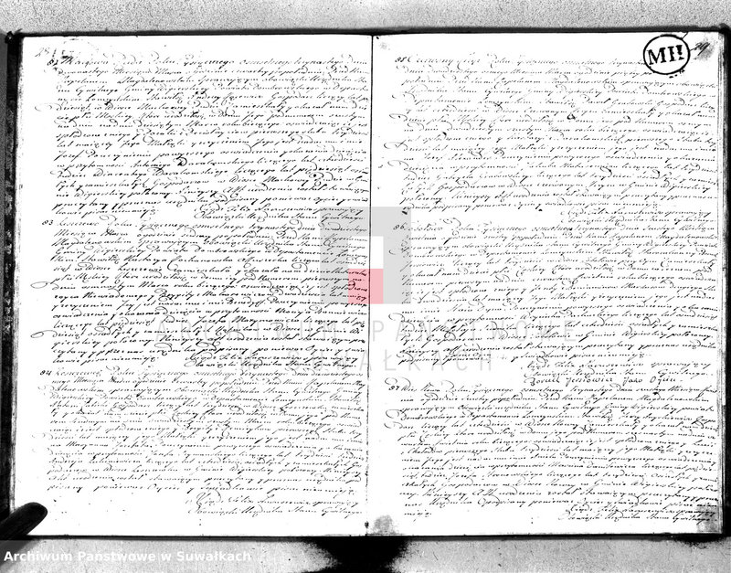 image.from.unit.number "Akta urodzin gminy wigierskiey od 1-go maja 1813 do dnia ostatniego kwietnia 1814 roku"