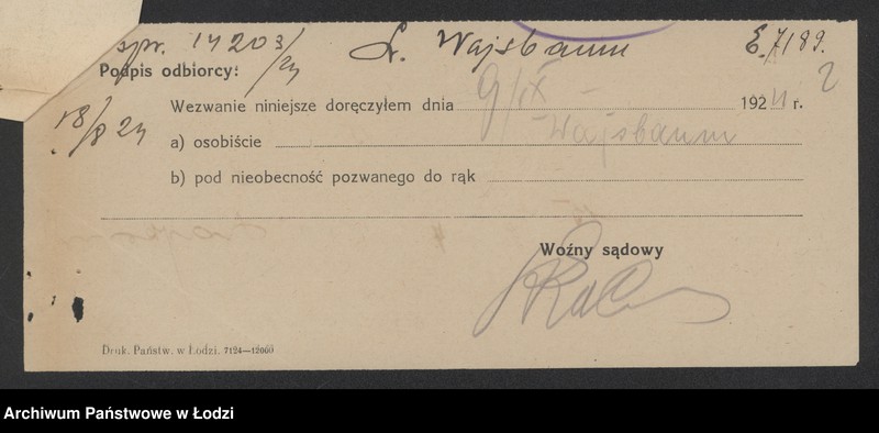 Obraz 4 z jednostki "Leon Wajbaum – sprzedaż resztek manufaktury"