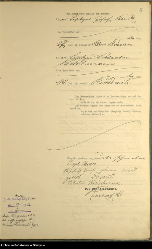 image.from.unit.number "Heiraths-Haupt-Register Nr 1 - 20"