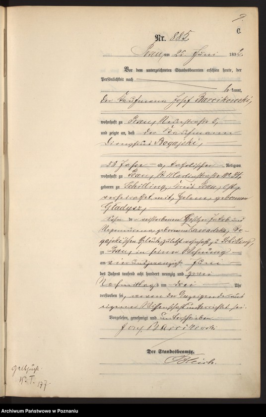 Obraz 12 z jednostki "Księga zgonów t. III"