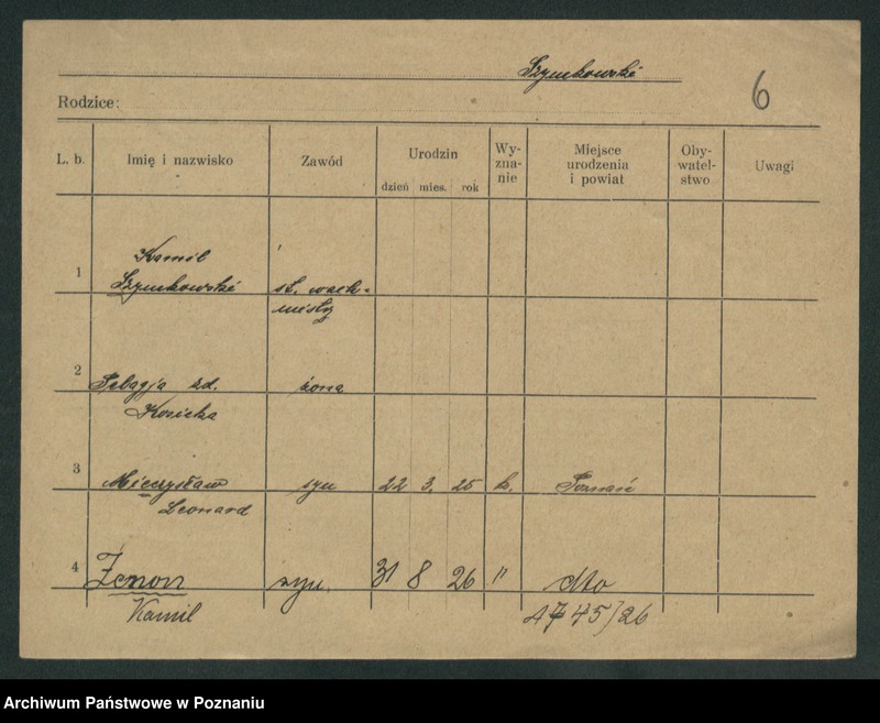 Obraz 16 z jednostki "Szymkowicz - Szyntkiewicz"