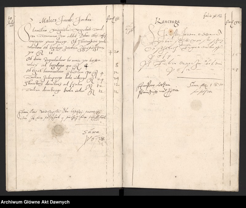 image.from.unit.number "[Rekognicjarz poborowy pow. śląskiego woj. krakowskiego]."