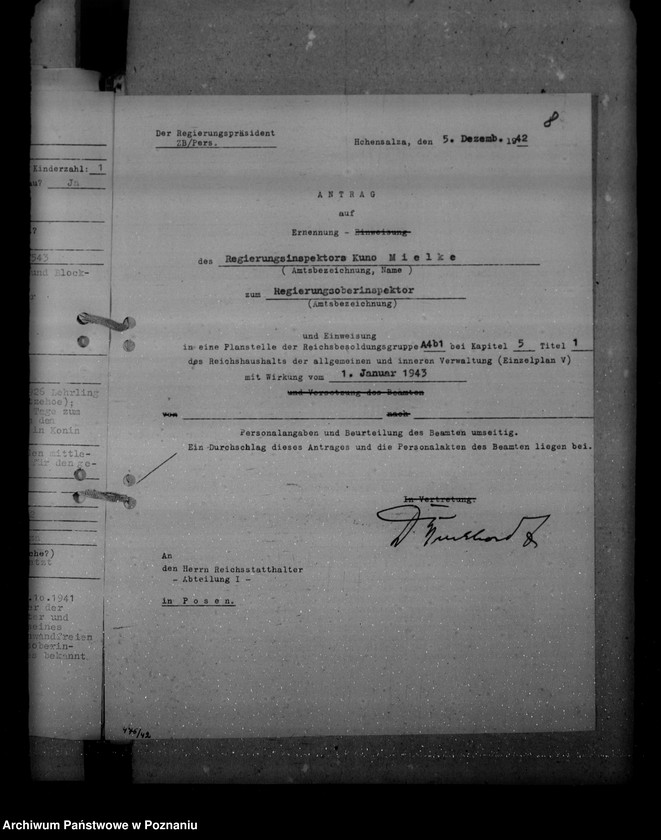 Obraz 12 z jednostki "Ernennungen und Versetzung der Angestellten"