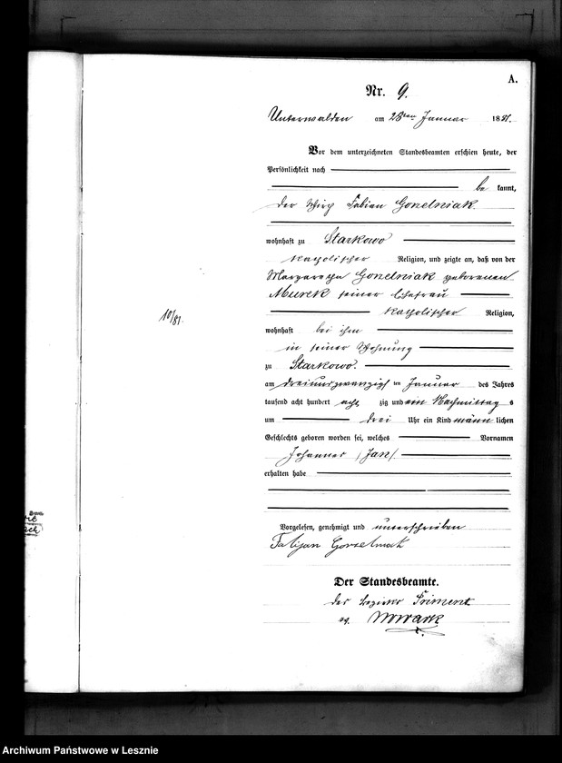Obraz 12 z jednostki "[Księga urodzeń]"