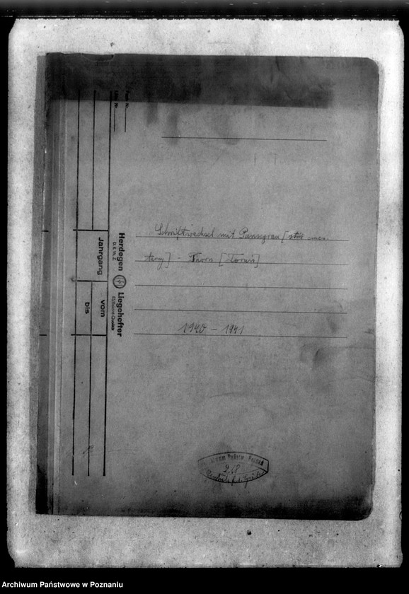 Obraz 4 z jednostki "Schriftwechsel mit Pansegrau (stróż cmentarny) - Thorn (Toruń)"