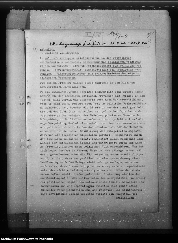 Obraz 16 z jednostki "Ostsperre für polnische Versippte"