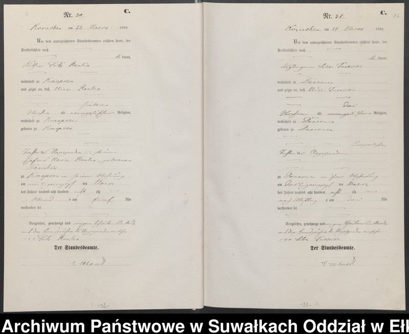 image.from.unit.number "Sterbe-Haupt-Register des Königlich Preussischen Standes-Amtes Belzonzen Kreis Johannisburg"