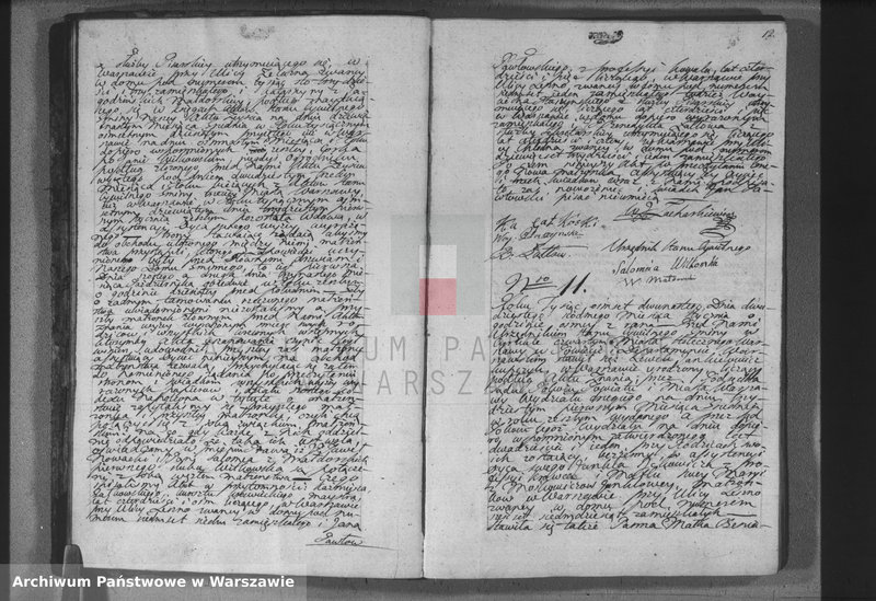 Obraz 11 z jednostki "Akta małżeństw i rozwodów"