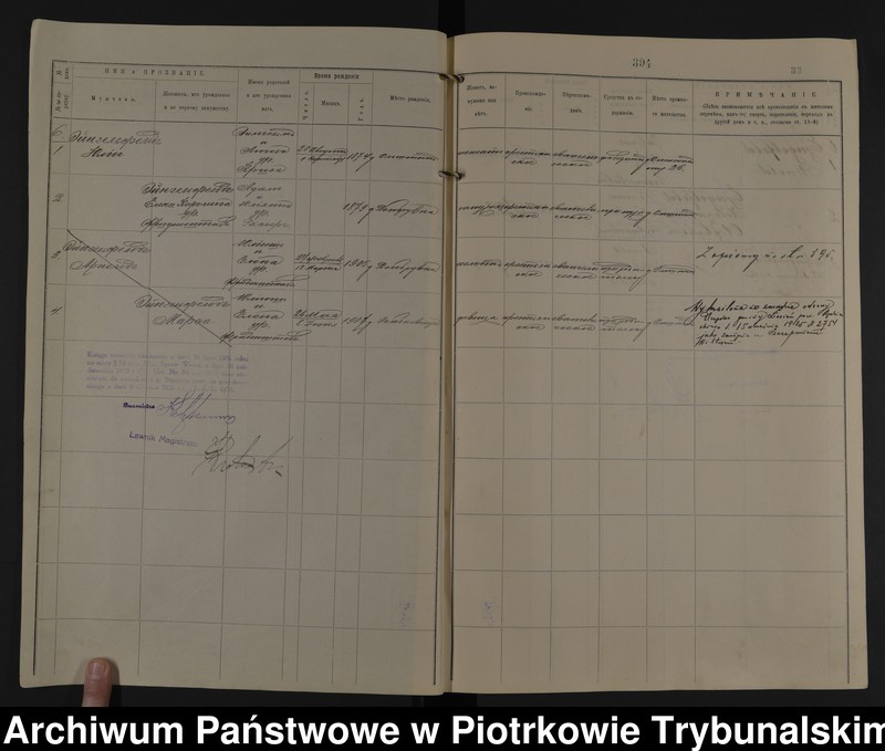 image.from.unit.number "[Księga ludności stałej wsi: Olsztyn, Lipy, Kempfinówka gminy Bełchatówek powiatu piotrkowskiego guberni piotrkowskiej]"