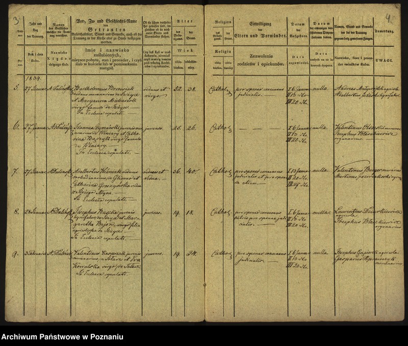 Obraz 5 z jednostki "Księga małżeństw"