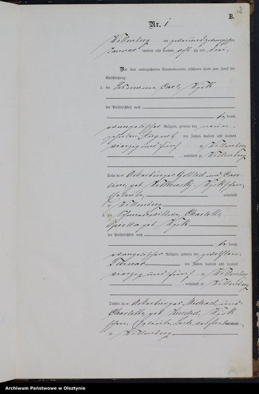 image.from.unit.number "Heiraths-Neben-register nr 1 - 28"