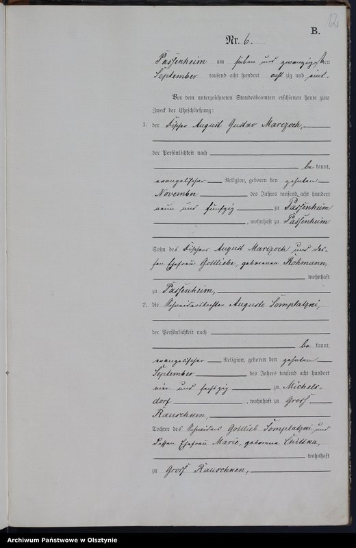 image.from.unit.number "Heiraths-Haupt-Register Nr 1 - 11"