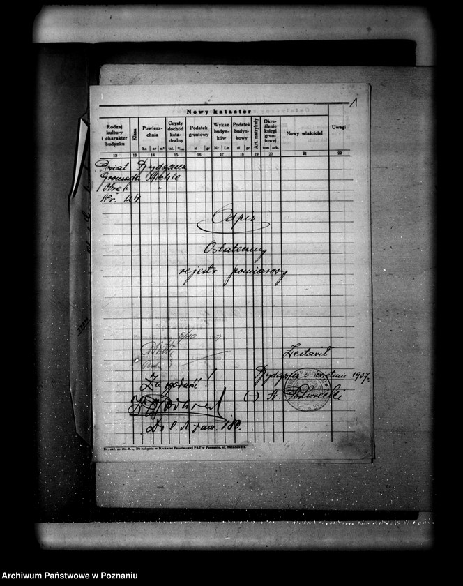 Obraz 5 z jednostki "Ostateczny rejestr pomiarowy gromady Mochle powiatu bydgoskiego"