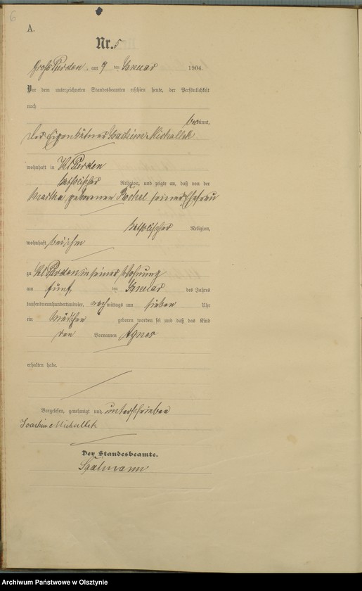 image.from.unit.number "Geburts-Haupt-Register Nr 1 - 65"