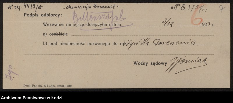 Obraz 9 z jednostki "Emanuel Monszajn- sprzedaż odpadków"