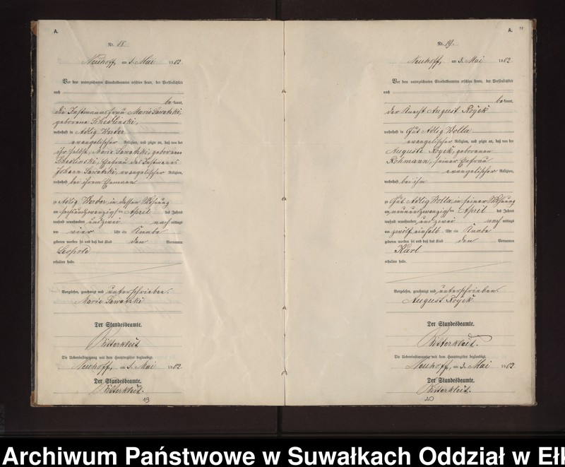 image.from.unit.number "Geburts-Neben-Register des Preussischen Standes-Amtes Neuhoff Kreis Loetzen"
