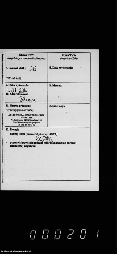 Obraz 3 z jednostki "O zagotovlenji štampa dlja klejmenija skota"