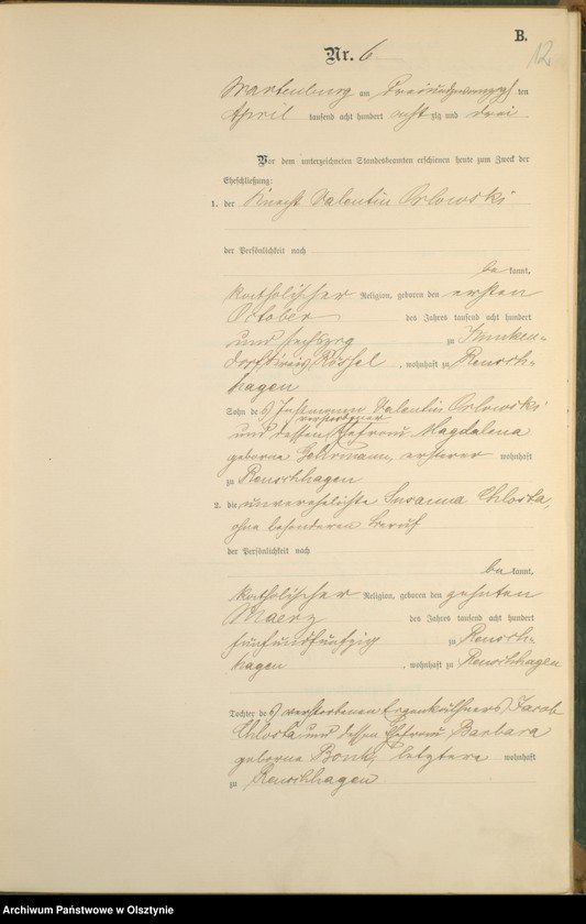 image.from.unit.number "Heiraths-Haupt-Register nr 1 - 37"