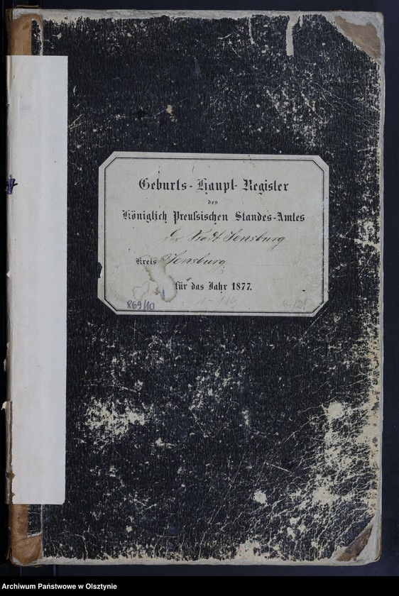 image.from.unit.number "Geburts-Haupt-Register Nr 1 - 119"