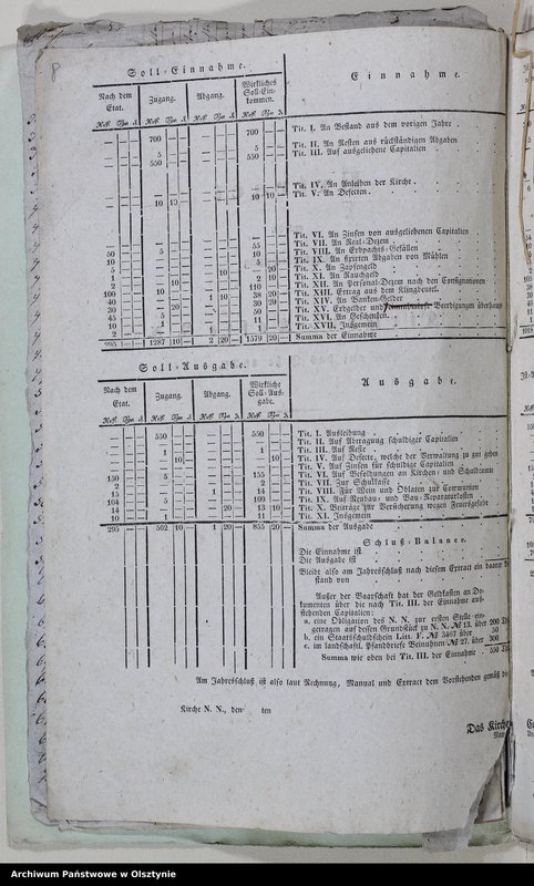 image.from.unit.number "Ertract aus der Jahres Rechnung der Kirchen Kasse zu Saalfeld"