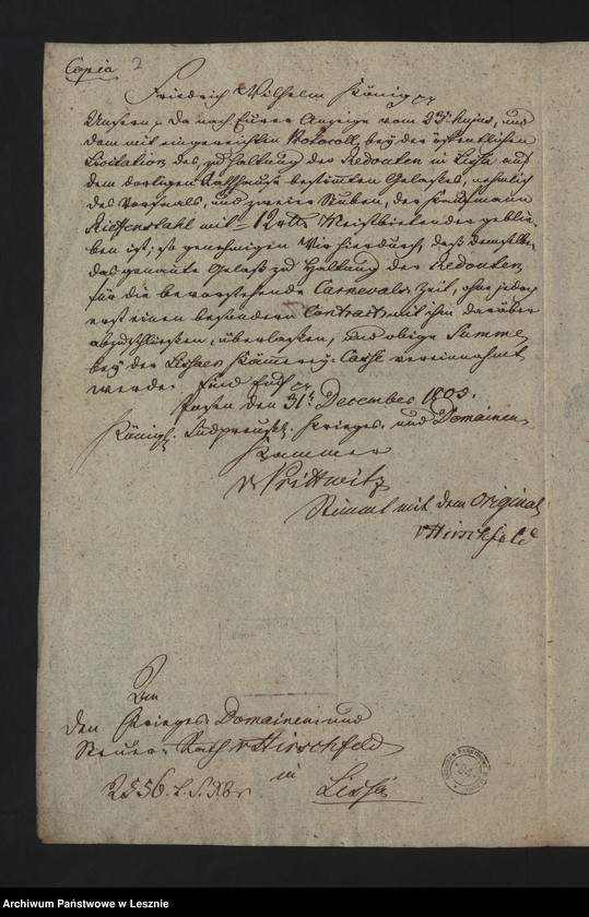 Obraz 4 z jednostki "[Vermietung eines Gelasses auf dem Rathause an Rieffenstehl zur Abhaltung von Redonten]"