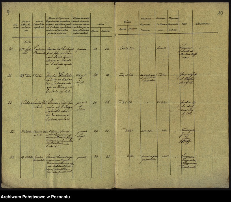 Obraz 8 z jednostki "Księga małżeństw"