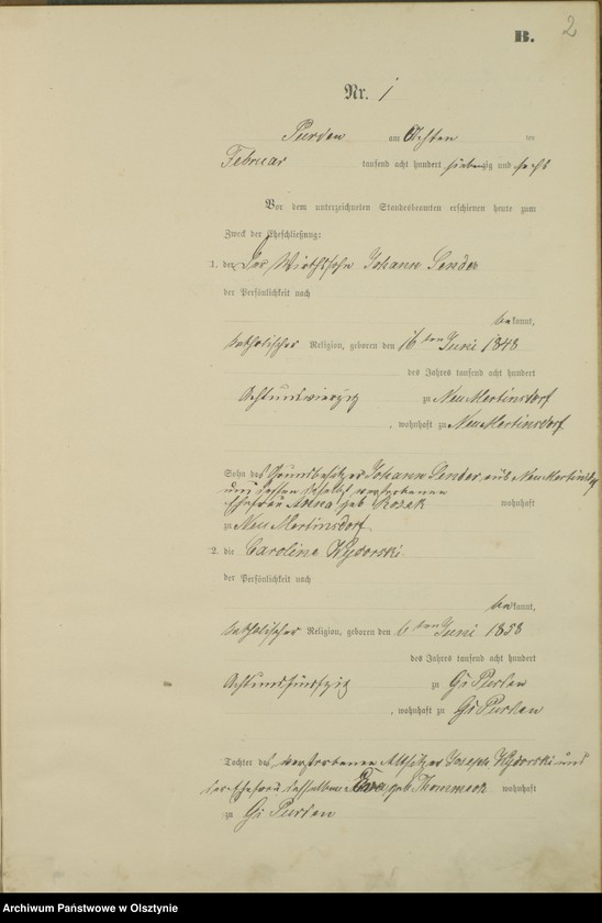 image.from.unit.number "Heiraths-Haupt-Register Nr 1 - 13"