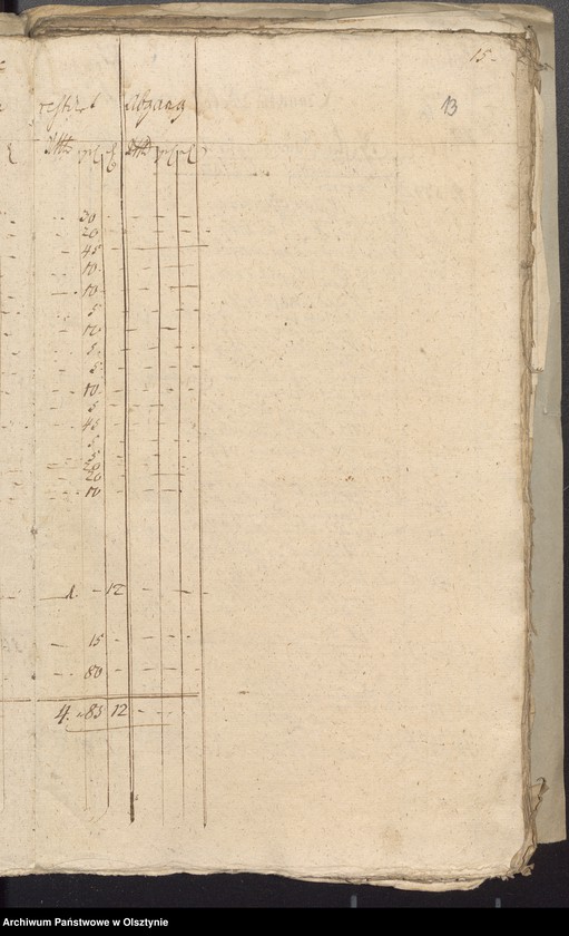 image.from.unit.number "Jahr Kirchen Rechnung der Seehestenschen Kirchen aller Einnahme und Ausgabe wie auch Bau-Rechnung"