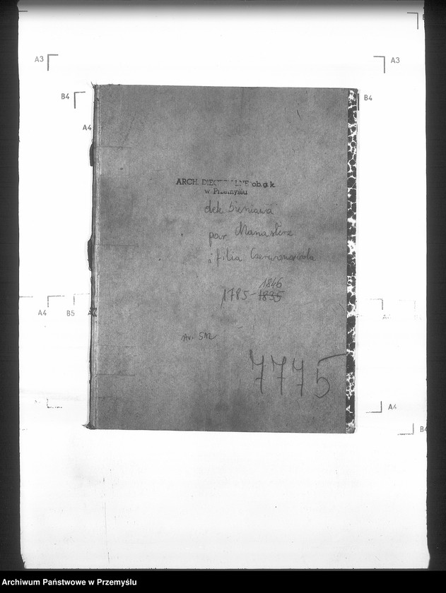 image.from.unit.number "[Kopie ksiąg metrykalnych parafii Manasterz z filią Czerwona Wola (dekanat Sieniawa)]"