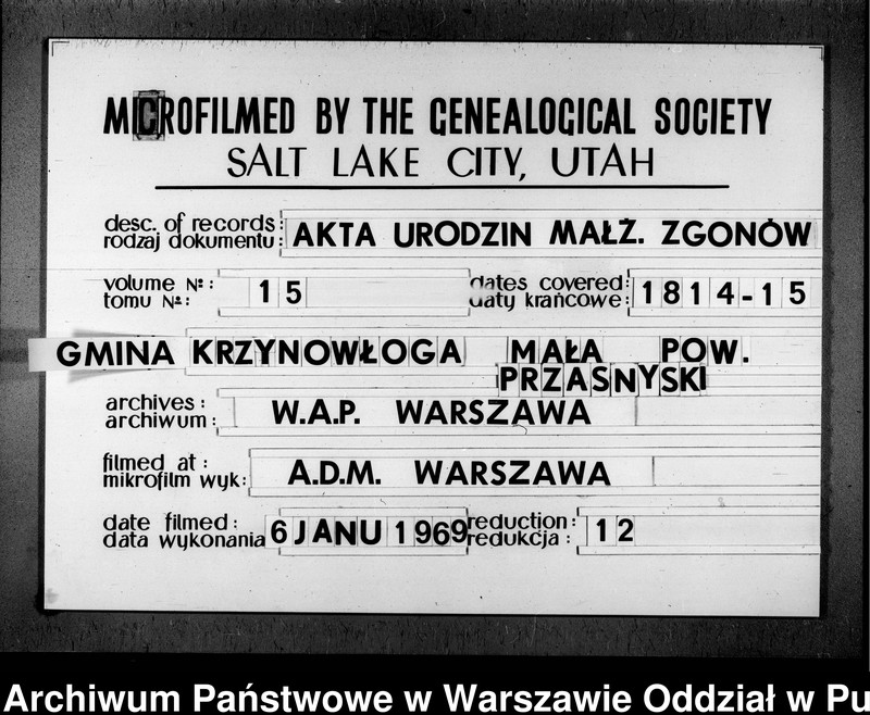 image.from.unit.number "Akta urodzeń, małżeństw i zgonów"