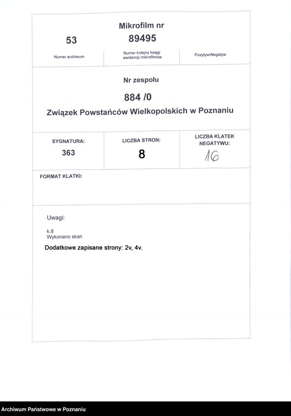 Obraz 15 z jednostki "Żytowiecko, powiat Gostyń - akta koła."