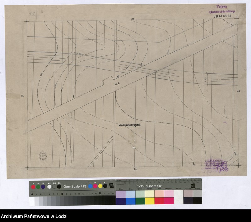 Obraz 1 z jednostki "Plan m. Łodzi 1:2000. Sekcja SW45"