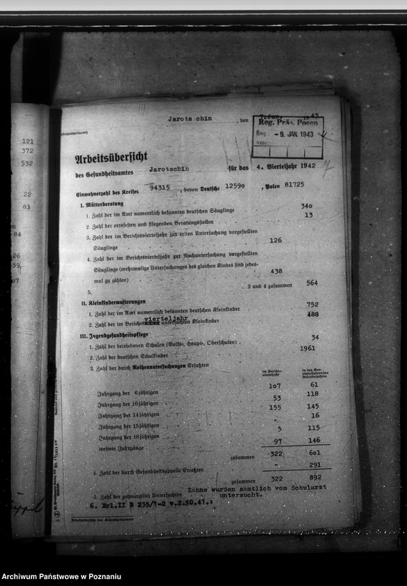 Obraz 11 z jednostki "Arbeitsübersichten der Gesundheitsämter"