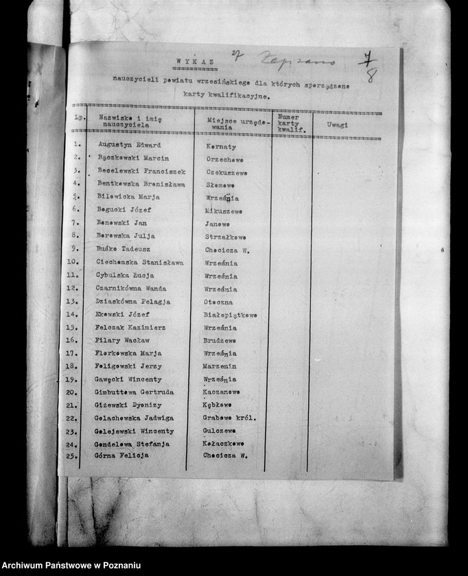 Obraz 12 z jednostki "Inspektorat Szkolny- Września"