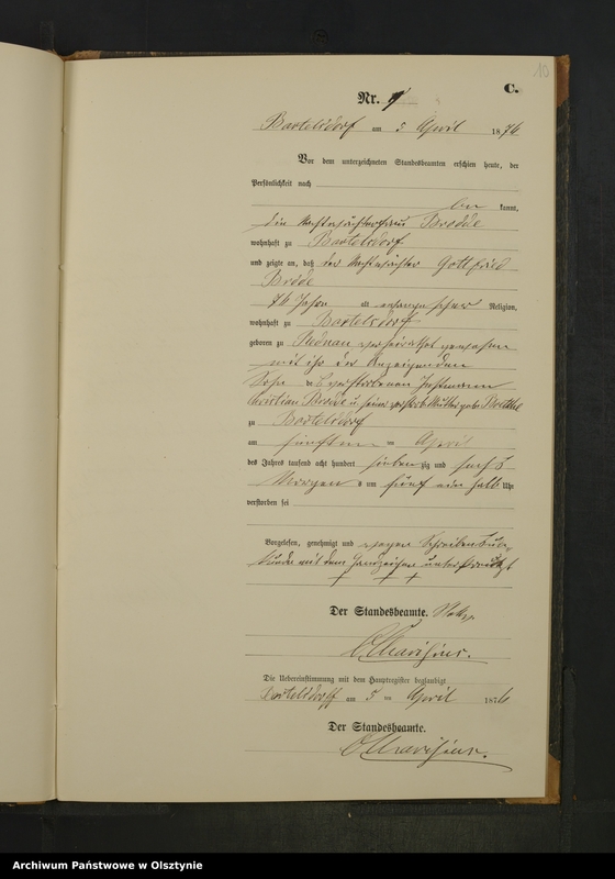 image.from.unit.number "Sterbe-Neben-Register Nr 1 - 46"