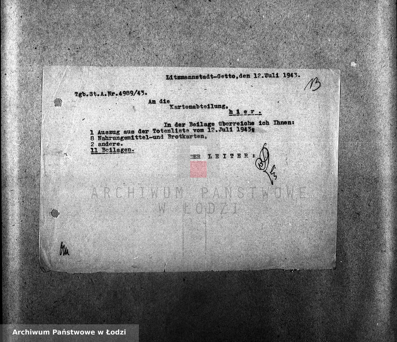 Obraz 16 z jednostki "[Korespondencja z Wydziałem Talonów, informacje o przesłanych talonach, informacje o konsumentach]"