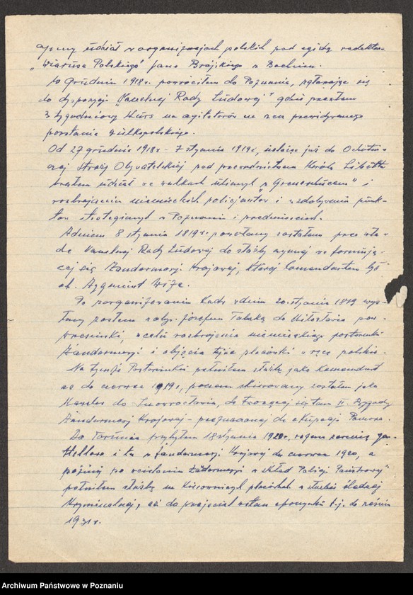 Obraz 20 z jednostki "Życiorysy powstańców wielkopolskich: P - tom lll /Pawłowski Marian - Pielak Michał/."