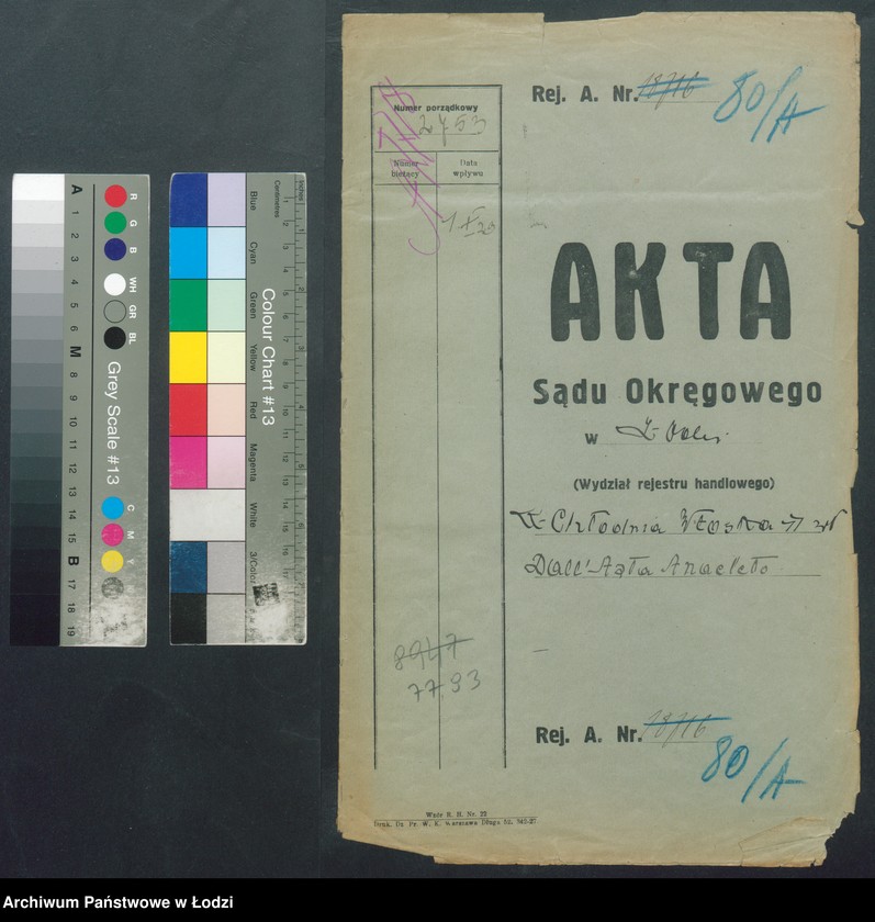 Obraz 2 z jednostki "Dall Asta Anacleto, Giovanni Battisto – cukiernia, chłodnia włoska"