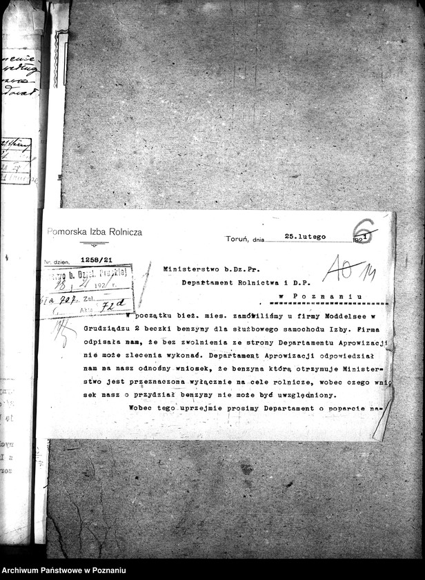 Obraz 18 z jednostki "Sprawy szczegółowo-administracyjne Ropa, benzyna itp.."