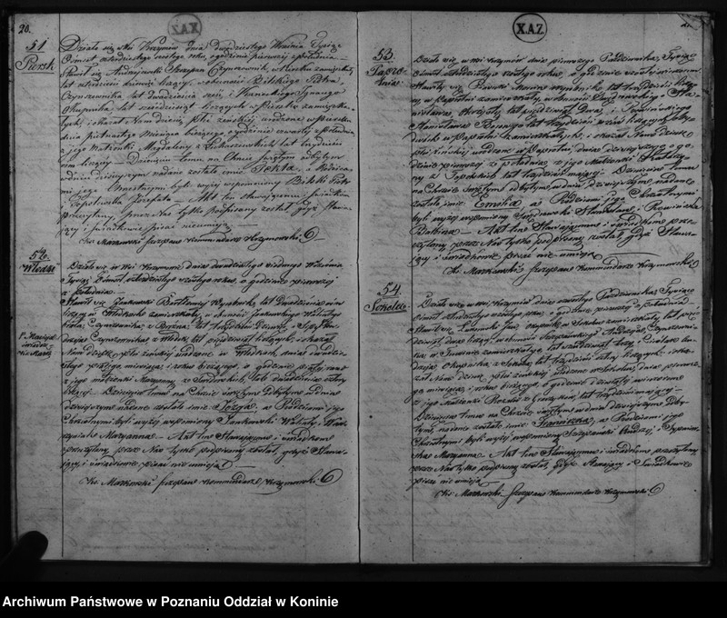 Obraz 14 z jednostki "Akta urodzenia, małżeństwa i zgonu"