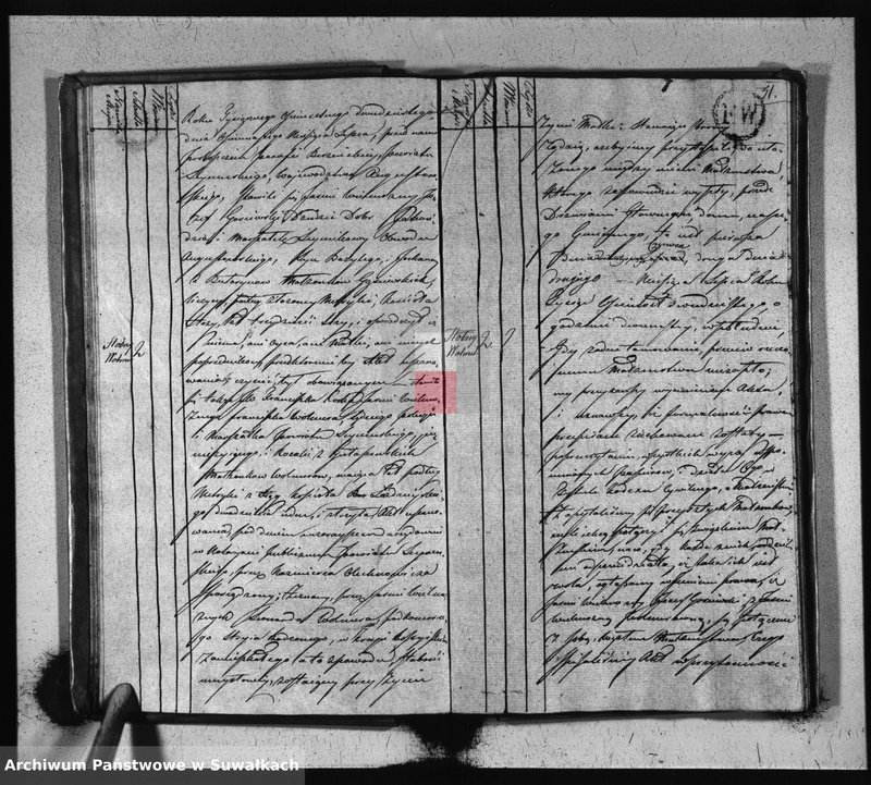image.from.unit.number "Akta Zaślubionych Gminy Berznickiey od Dnia 1-o Stycznia 1820 Roku"