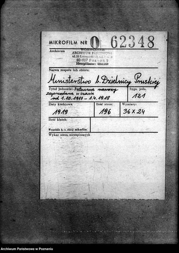 Obraz 2 z jednostki "Sztuczne nawozy zaprzedane w czasie od 1.10.17 - 1.4.1918"