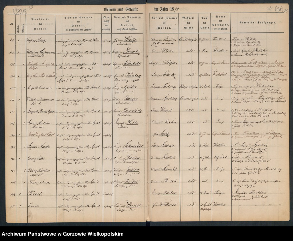 image.from.unit.number "Duplikate der Hauptkirche zu Landsberg an der Warthe (zawiera też księgę zgonów Konkordien, reformirte und Militair Kirchen Gemeinde z 1872 r.)"