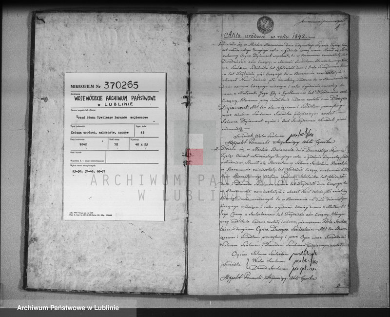 image.from.unit.number "Księga urodzeń, małżeństw i zgonów"